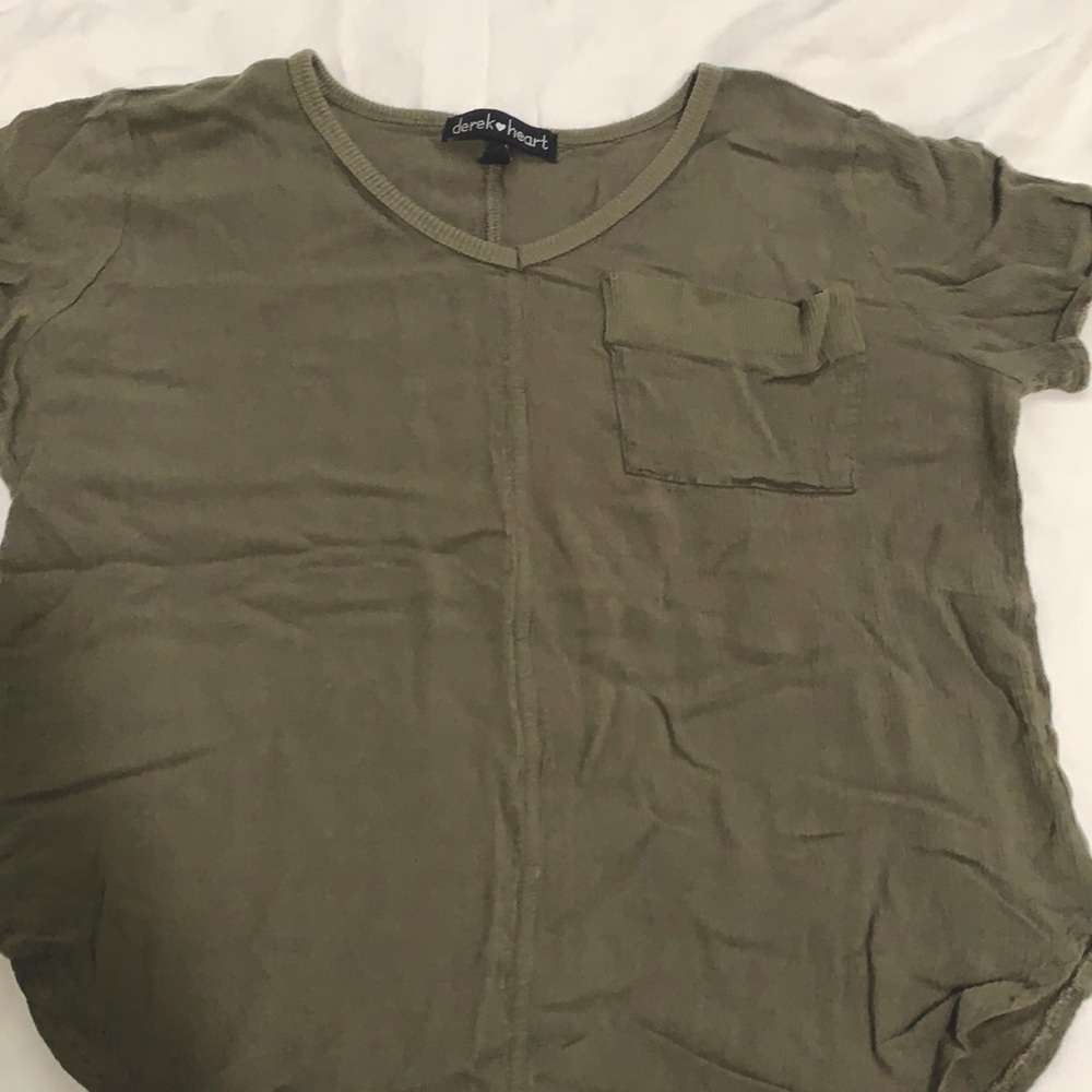 Olive green shirt